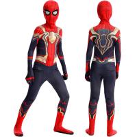 ราคา CUIXI เสื้อผ้าแฟชั่นสำหรับเด็กชุดคอสเพลย์สำหรับเครื่องแต่งกายซูเปอร์ฮีโร่ฮาโลวีนสไปเดอร์แมนของขวัญชุดเด็กผู้ชายสำหรับงานเลี้ยง (20134502539)