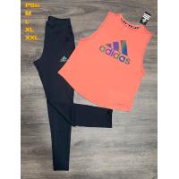 ราคา ชุดออกกำลังกายผู้หญิง เสื้อกล้ามกางเกงเล็กกิ้ง SU05 (21364970946)