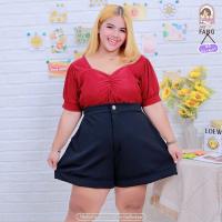 ราคา เสื้อจีบอกสาวอวบผ้าท๊อฟฟี่ ผ้านิ่มใส่สบาย ไซส์ใหญ่ เสื้อจีบอกแฟชั่นสาวอวบ A164 ผ้าท๊อฟฟี่ ผ้ายืดเยอะ เสื้อยืดสาวอวบ เสื้อแฟชั่นสาวอวบ เสื้อจีบหน้าแฟชั่น เสื้อแฟชั่นคนอ้วน เสื้อคนอ้วน (22191410694)