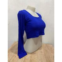 ราคา เสื้อครอปคอเหลี่ยมแขนยาว เอวลอย ผ้าเรย่อน เสื้อคอเหลี่ยม ครอปแขนยาวผ้าเรยอน2ชั้นครอปคอเหลี่ยม เสื้อเรยอน เสื้อครอ (19317138363)