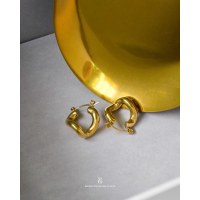 ราคา Bright and Shine MINI CHAIN HOOP EARRINGS 2 cm (22089710460)