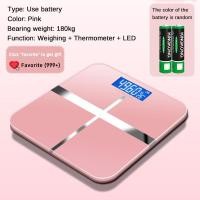 ราคา ฟรีแบตเตอรี่ Electronic weight scale เครื่องชั่งน้ำหนักดิจิตอล แสดงอุณหภูมิ SE เครื่องชั่งน้ำหนัก ชั่งน้ำหนัก เครื่องชั่ง เครื่องชั่งดิจิ (22104686185)