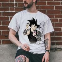 ราคา เสื้อยืด DRAGON BALL GOODBOY BORN TO FIGHT สไตล์ถนน เสื้อยืดพิมพ์ลาย S 5XL (21599733876)