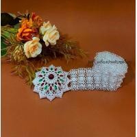 ราคา เข็มขัดเครื่องประดับชุดไทยสีเงิน (17681294139)