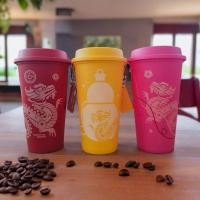 ราคา แก้วพลาสติก อเมซอน Reusable Cup มังกร มี 3 แบบ (22150472788)