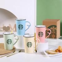 ราคา ถ้วยกาแฟสตาร์บัค 420ml แก้ว แก้วน้ำ ถ้วยกาแฟร้อน แก้วชงกาแฟพร้อมช้อนสแตนเลส ช้อนกาแฟ ราคาถูก แก้วเซรามิคลายการ์ตูน (22118031939)