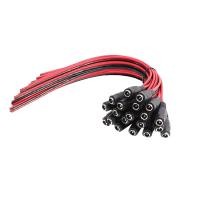 ราคา 18awg 10pcs Female Male Dc Power Pigtail Cable 12v 5a Dc Connectors For Cctv Security Camera And Lighting Power Adapter 2 1mm X 5 5mm Ultra Thick (20621241077)