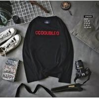 ราคา เสื้อยืด แขนยาว งานปัก CC DOUBLE O ทรงตรง ใส่ได้ทั้งช ญ S M L XL (21526457249)