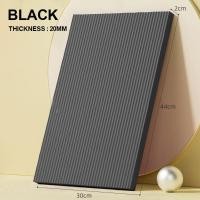 ราคา FZIPUA เอ็นบีอาร์ แป้นการทรงตัว NBR สีม่วงสีดำ ความหนาแน่นสูง เสื่อโยคะ ทนทานต่อการใช้งาน แผ่นรองโยคะ (21786485546)