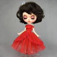 ราคา ปิดไหล่ลูกไม้ชุดเจ้าหญิงชุดเดรสเซกซี่เข้ารูปสำหรับตุ๊กตาบลายธ์ชุดเสื้อผ้าสำหรับตุ๊กตาบลายธ์อุปกรณ์เสริมของเล่นเด็ก1 6 (9646874494)