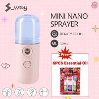ราคา S Way สเปรย์ละอองนาโน30มล เครื่องพ่นละอองน้ำแบบพกพา Pelemdie USB แบบพกพาเครื่องเพิ่มความชื้นในใบหน้าเครื่องพ่นละอองน้ำให้ความชุ่มชื้นที่ละลายน้ำได้อุปกรณ์ดูแลผิว (12216101141)