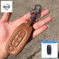 ราคา ซองหนังแท้ ใส่กุญแจรีโมทรถยนต์ รุ่น All New Nissan Almera 2023 2024 Smart Key (21205187112)