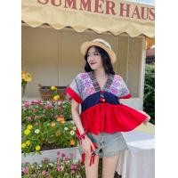 ราคา เสื้อเดอย เสื้อคอวีกะเหรี่ยง เสื้อพื้นเมือง สินค้ามีพร้อมส่ง (22032530395)