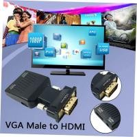 ราคา VGA to HDMI Audio Video Adapter Converter 1080p (21645691556)