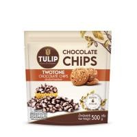 ราคา Tulip ดาร์คชิพเม็ดเล็ก เม็ดใหญ่ ไวท์ชิพ ทวินชิพ ขนาด 550g (21439982621)
