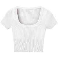 ราคา Keu พร้อมส่ง เสื้อยืด สีพื้น แขนสั้น แฟชั่นผู้หญิงกำลังมาแรง เรียบหรูดูแพง แฟชั่นสไตล์ (21904921356)