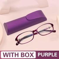 ราคา แว่นตาอ่านหนังสือแฟชั่นสำหรับผู้หญิงแว่นสายตายาวเกินแว่นสายตายาวเกรด 100ถึง 400 (19581596880)