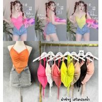 ราคา เสื้อครอป ผ้าซีทรู สงกรานต์ ซัมเมอร์ รอบอก32 36 (21612314933)