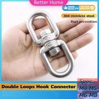 ราคา ลูกหมุนสแตนเลส ลูกหมุน ห่วงคลาย ห่วงหมุน ข้อต่อโซ่ stainless โซ่ล่ามหมา หนา M4 M5 M6 M8 rotating ring (19328780569)