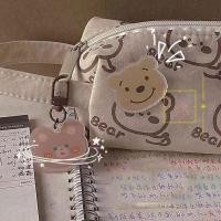 ราคา NALLCHEER กระเป๋าดินสอซิป Ins เคสปากกาพกพาได้กล่องดินสอรูปหมีสตรอเบอร์รี่น่ารักเครื่องเขียนนักเรียนความจุมาก (19213376479)