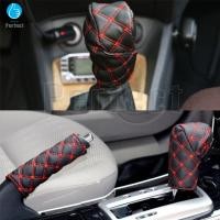 ราคา ปลอกหนังชุดหุ้มเกียร์และเบรคมือ สุดเท่ เกียร์ เบรคมือ ปลอกหุ้ม ที่หุ้ม หัวเกียร์ เกียร์ออโต้ รุ่น BY 069 ชุด 2 ชิ้น (6914628354)