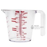 ราคา ถ้วยตวง พลาสติกแข็งใส พร้อมหูจับ ขนาด 500 มิลลิลิตร (138001808)
