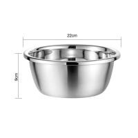 ราคา ชามผสมสแตนเลส มี 7 ขนาดให้เลือก ชามผสมแป้ง ชามผสมอาหารสเตนเลส ชามผสม ชามผสมสเตนเลส โถผสมม ชามผสมสเตนเลส (18359249207)