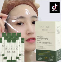 ราคา TikTok แท้ มาสก์ให้ความชุ่มชื้น Yanjiayi มาส์กคอลลาเจน กระชับผิว ให้ความชุ่มชื้น มาร์คแล้วนอน ไม่ต้องล้างออก 4 มล 20 ชิ้น 20 ชิ้น กล่อง (21672792777)