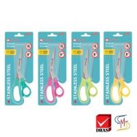 ราคา Elephant ตราช้าง กรรไกร กรรไกรสแตนเลส Economy 8 นิ้ว รุ่น OFE 1380 Neon Pastel คละสี 1 เล่ม (22131139737)