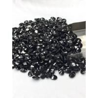 ราคา 6x8mm Antique Black Onyx Oval shape stone 1 piece 6x8มม หินนิลดำโบราณ ทรงวงรี 1 ชิ้น (16614351477)