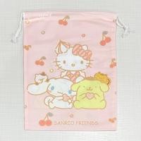 ราคา ถุงผ้าหูรูด ลายการ์ตูน ใบใหญ่ 26x30cm (16508075997)