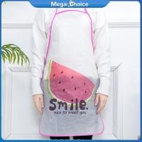 ราคา MegaChoice 100 Original Cooking Apron Cute Cartoon Fruit Printed Pvc Waterproof Oil Proof Creative Apron (21174988299)