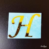 ราคา สติกเกอร์โลหะ สูง 2 5 5 ซม ตัวอักษรภาษาอังกฤษ ตัวใหญ่ A Z สติกเกอร์ตัวอักษร ตัวพิมพ์ใหญ่ (15211863515)