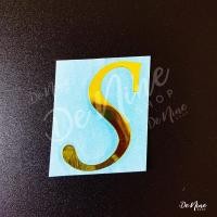 ราคา สติกเกอร์โลหะ สูง 2 5 5 ซม ตัวอักษรภาษาอังกฤษ ตัวใหญ่ A Z สติกเกอร์ตัวอักษร ตัวพิมพ์ใหญ่ (15211863537)