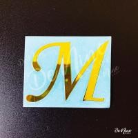 ราคา สติกเกอร์โลหะ สูง 2 5 5 ซม ตัวอักษรภาษาอังกฤษ ตัวใหญ่ A Z สติกเกอร์ตัวอักษร ตัวพิมพ์ใหญ่ (15211863524)