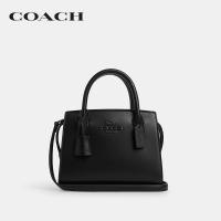 ราคา COACH กระเป๋าถือผู้หญิงรุ่น Andrea Carryall Bag สีดำ CP081 JIBLK (22045276791)
