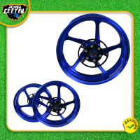 ราคา ล้อแม็ก ชุดล้อ XMAX300 RACING POWER ล้อแต่ง สีเขียว ขนาด 3 5 15 4 14 หน้าและหลัง (20492679229)