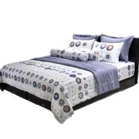 ราคา SANTAS ชุดผ้าปูที่นอนพร้อมผ้านวมสำเร็จรูป ดีไซน์ PECAN ขนาด 6 ฟุต 10 ชิ้น KING SIZE (19672672073)