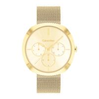 ราคา Calvin Klein Shape รุ่น CK25200339 นาฬิกาข้อมือผู้หญิง สายสแตนเลส สีทอง หน้าปัด 38 5 มม (20810187895)