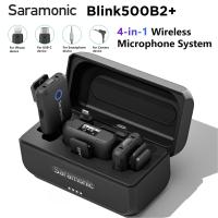 ราคา กล้อง B2 500 Saramonic Blink ไมโครโฟนไร้สายลาวาเลียร์ระบบไมโครโฟนไร้สายดิจิตอลแบบ4 In 1 Micro 2 Person กล้องระยะไกลสำหรับ iPhone Android กล้อง IPhone15คอมพิวเตอร์สำหรับการสัมภาษณ์ Vlog สตรีมสด (218372