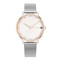 ราคา TOMMY HILFIGER PIPPA รุ่น TH1782666 นาฬิกาข้อมือผู้หญิง สายสแตนเลส สีเงิน โรสโกลด์ หน้าปัด 34 มม (20849640630)