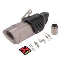 ราคา 38 51มม ท่อไอเสียรถจักรยานยนต์แบบสากลท่อไอเสียกระป๋องท่อ Tailpipe Akrapovic ท่อไอเสียกระป๋องท่อเหล็กสแตนเลสสำหรับ Xmax Aerox Nmax Ninja400 Z650 Zx 6r Mt 07 Mt15 R15 V3 CBR500X CB150R ฯลฯ (7871124386)