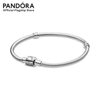 ราคา Pandora Silver Barrel Clasp Snake Chain Bracelet สร้อยข้อมือ สร้อยข้อมือเงิน สร้อยข้อมือแพนดอร่า (18519546272)