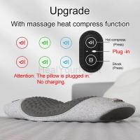 ราคา Electric Massage Pillow Hot Compress Vibration Massage Neck Traction Inflation Deflation Memory Foam Massage Pillow Spine Relax Pillows Bolsters (20779558012)