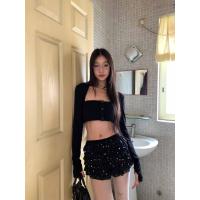 ราคา Fortunee กระโปรงสั้นผ้าตาข่ายมุ้งทรงเค้กชั้นๆ ลายดาว สีดำ กระโปรงเอวสูง น่ารัก เซ็กซี่ (21543956158)