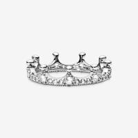 ราคา ช้อปปิ้งปลอดภาษี P แหวน เงิน925 แหวนมงกุฎ แหวนแฟชั่น Glitter Crown Ring เครื่องประดับแฟชั่น ของแท้ ต้นฉบับแท้ (21480889505)