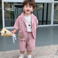 ราคา LANBAO ชุดสูทเด็กผู้ชาย สูทเด็ก ชุดกันหนาวเด็กชาย ชุดไปงานแต่งเด็กผู้ชายสูทเด็กชาย 2 ชิ้นอย่างเป็นทางการ (17732613295)