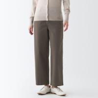 ราคา กางเกงชิโนมูจิผู้หญิงทรงขากว้าง Muji รุ่น 4 WAY STRETCH CHINO EASY WIDE PANTS (21581112445)