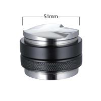 ราคา 51 53 58mm Coffee Tamper Distributor เครื่องบดกาแฟสองด้าน 2ด้าน ปรับความลึกกาแฟเครื่องมือ (21710619435)