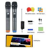 ราคา Professional UHF Wireless Microphone Cordless Karaoke Microphone Concert Church Speech Mic Plug and Play WX 038 (21980671847)
